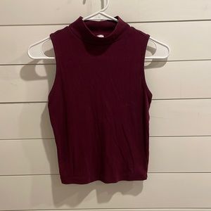 High neck tank top